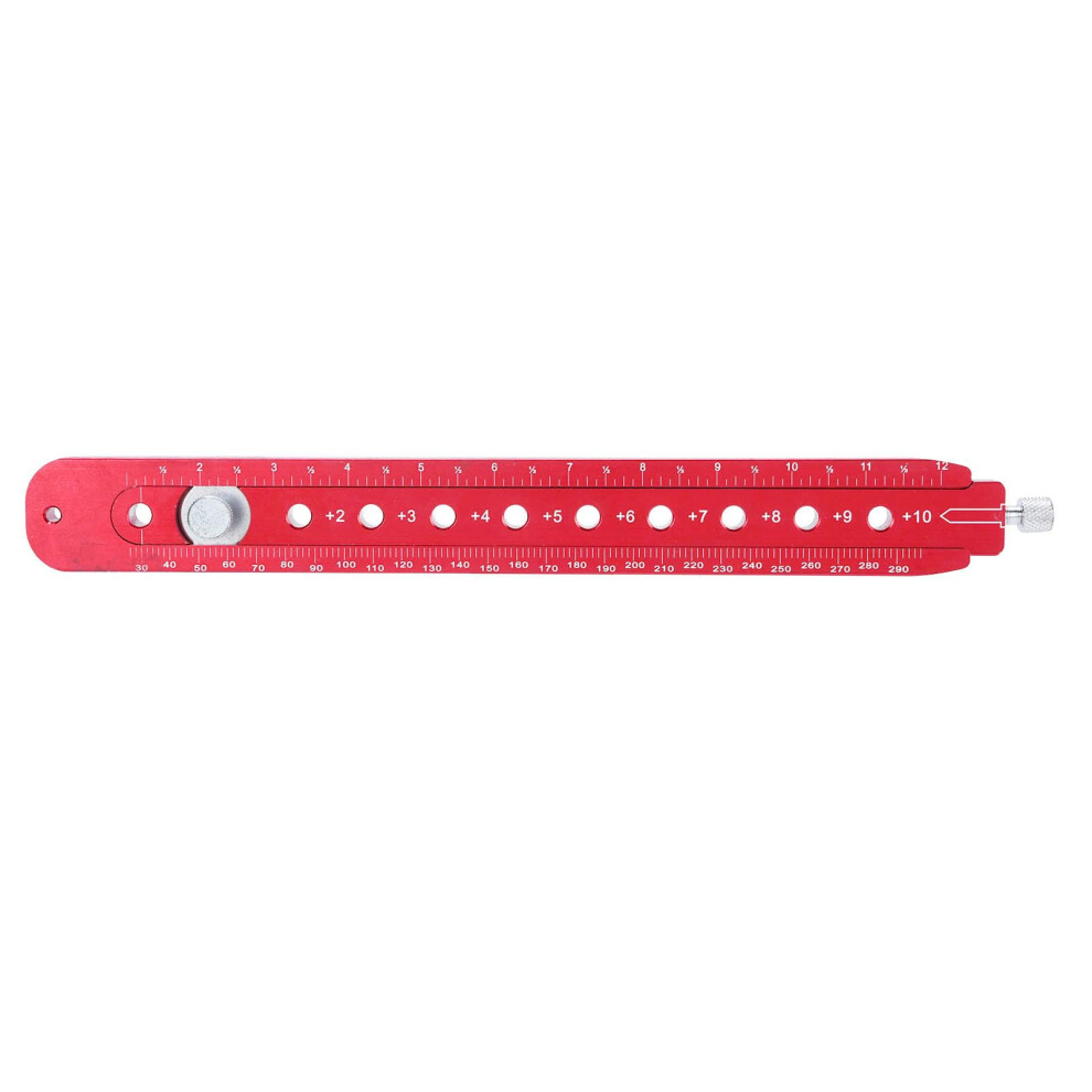 Woodworking Compass Sciber Langable Aluminium Arc Ruler For Woodworkers Metalworkers 9365049742573