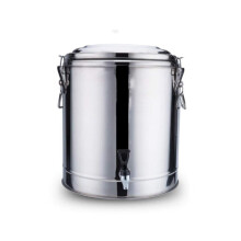 Insulated Barrel with Tap, Commercial Milk Tea Barrel, Insulated Hot Water Bucket, Food Storage Container with Tap, 20L