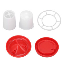 Chick Feeder and Waterer Kit Rotary Sleeve Design Automatic Poultry Watering Feeder Drinker Combo For Birds