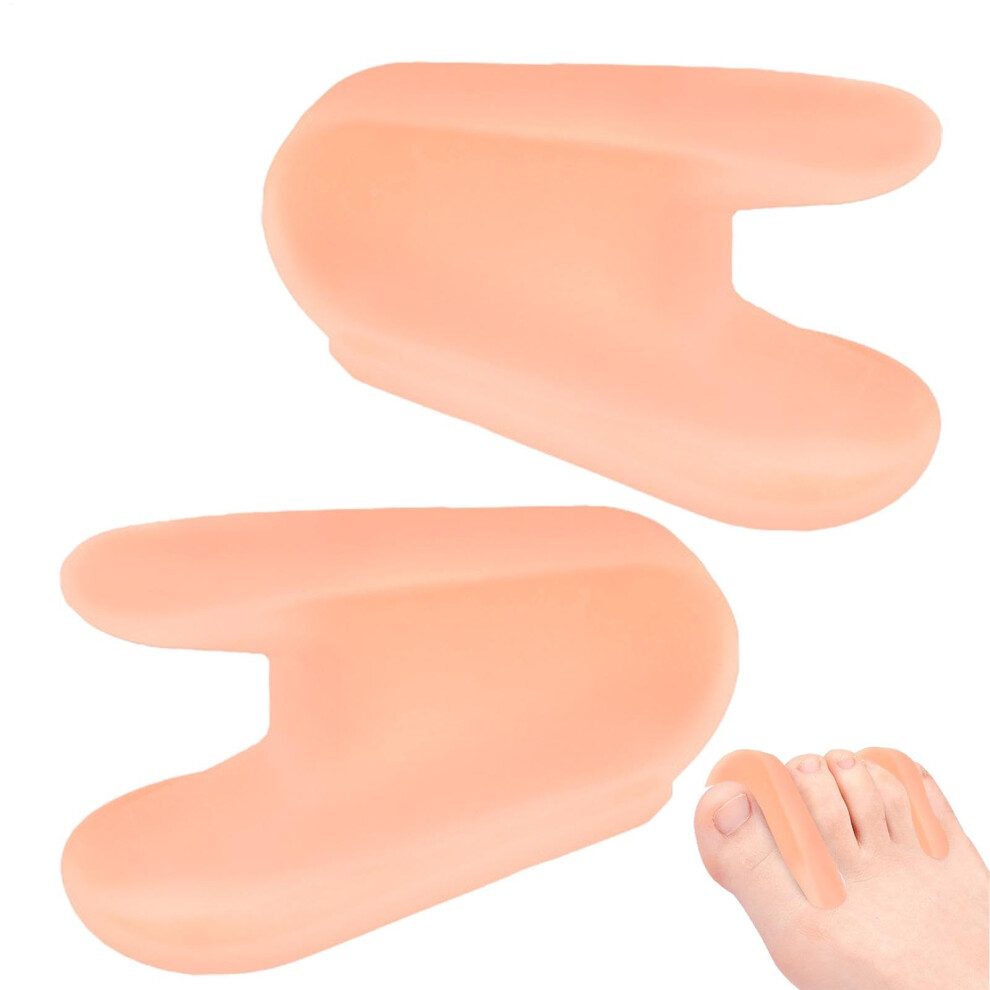 Soft Gel Toe Separators for Bunion Correction, Pedicure, Big Toe Straightener