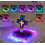 Magnetic Levitation Cross Table Lamp with Luminous Base LED Light 2