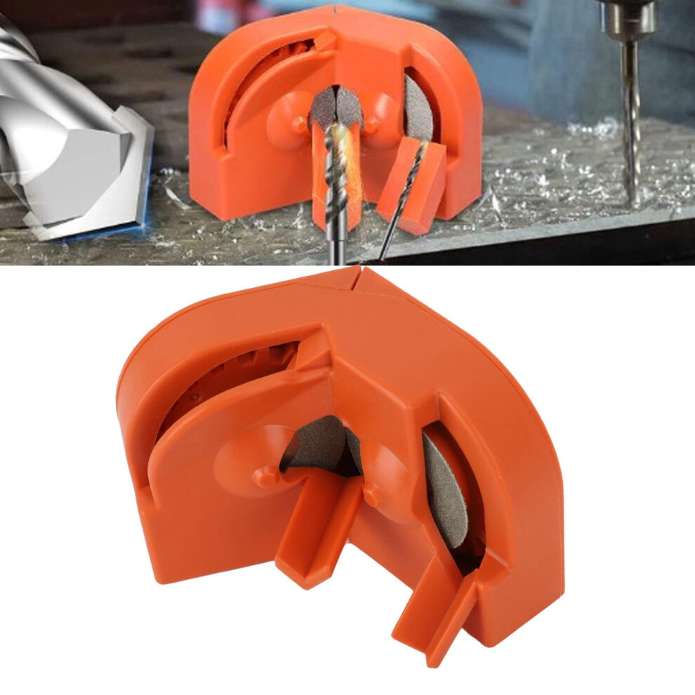Drill Bit Sharpener Electric, Multipurpose Drill Grinder For All Bits, Orange, Hardened Steel Carbide Twist Cobalt 9189345957529