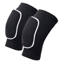 Yoga Kneeling Pad NonSlip Mat For Yoga And Dance Volleyball Use One Size Black And White Edges