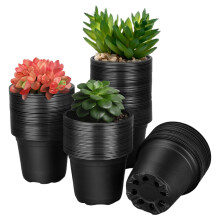 Plant Pots with Drainage Breathable Round Containers for Root Control and Seed Germination