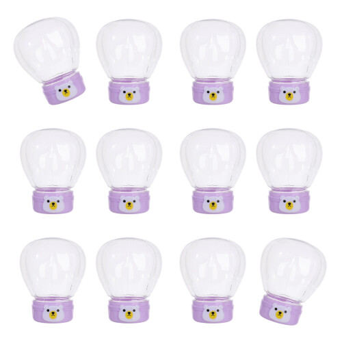 12 Stück Ballon-Form-Süßigkeitsbox, durchsichtiger-Licht P