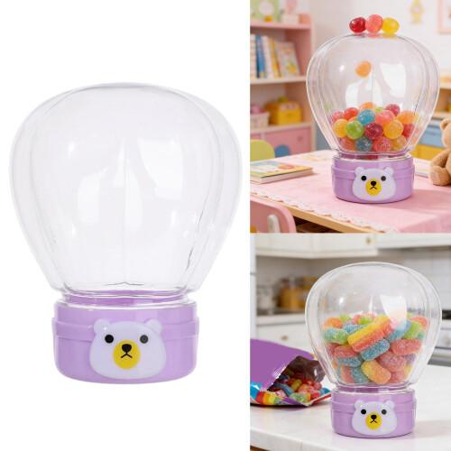 12Pcs Balloon Shape Plastic Gift Box Candy Holder-light blue 2