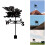 Metal Wind Direction Light Rooster Shaped Iron- flying pigs 2