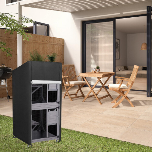 Indoor Pet Cage Cover Ventilated Meshes Airflows Comfortable for 1