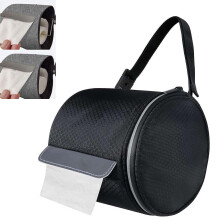 Portable Toilet Paper Holder Hanging Style Waterproof Foldable Roll Bag Adjustable Strap For Wall Car Camping