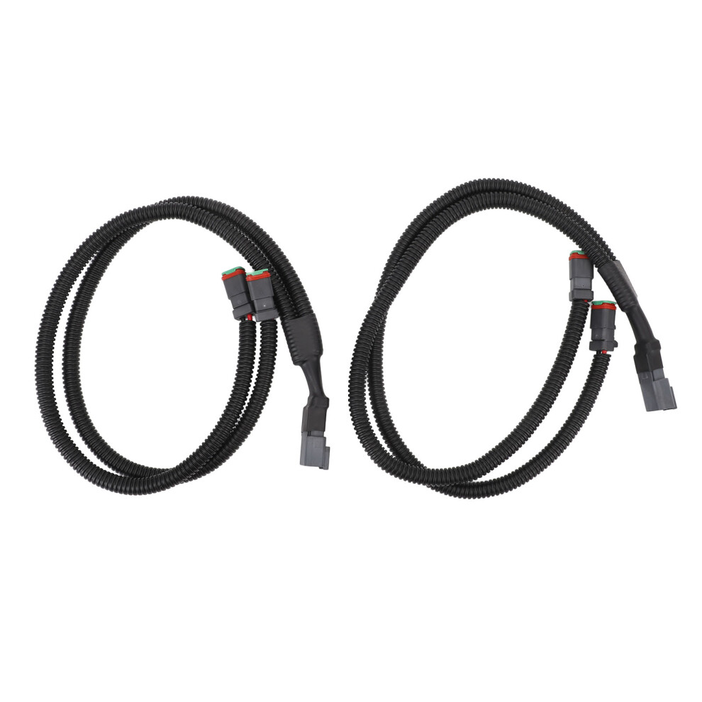 Computer Cooling Fan Cable Integrated Fog Jumper Wiring Harness, High Grade Materials Plug And Play Install Extension Harness With Enhanced Light 9190834581095