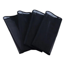 Breathable horse leg protection covers for comfortable riding. Breathable and flyproof horse boots are thin, black.