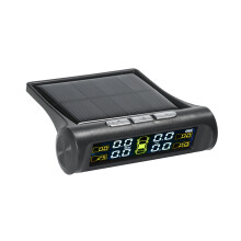 Solargeladenes Reifendruckkontrollsystem (TPMS) mit hochpräzisen externen Sensoren und Echtzeit-Drucktemperaturanzeige