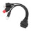 Καλώδιο διαγνωστικού καλωδίου OBD2Adapter για μοτοσικλέτες Euro5, προσαρμογέας βύσματος 6