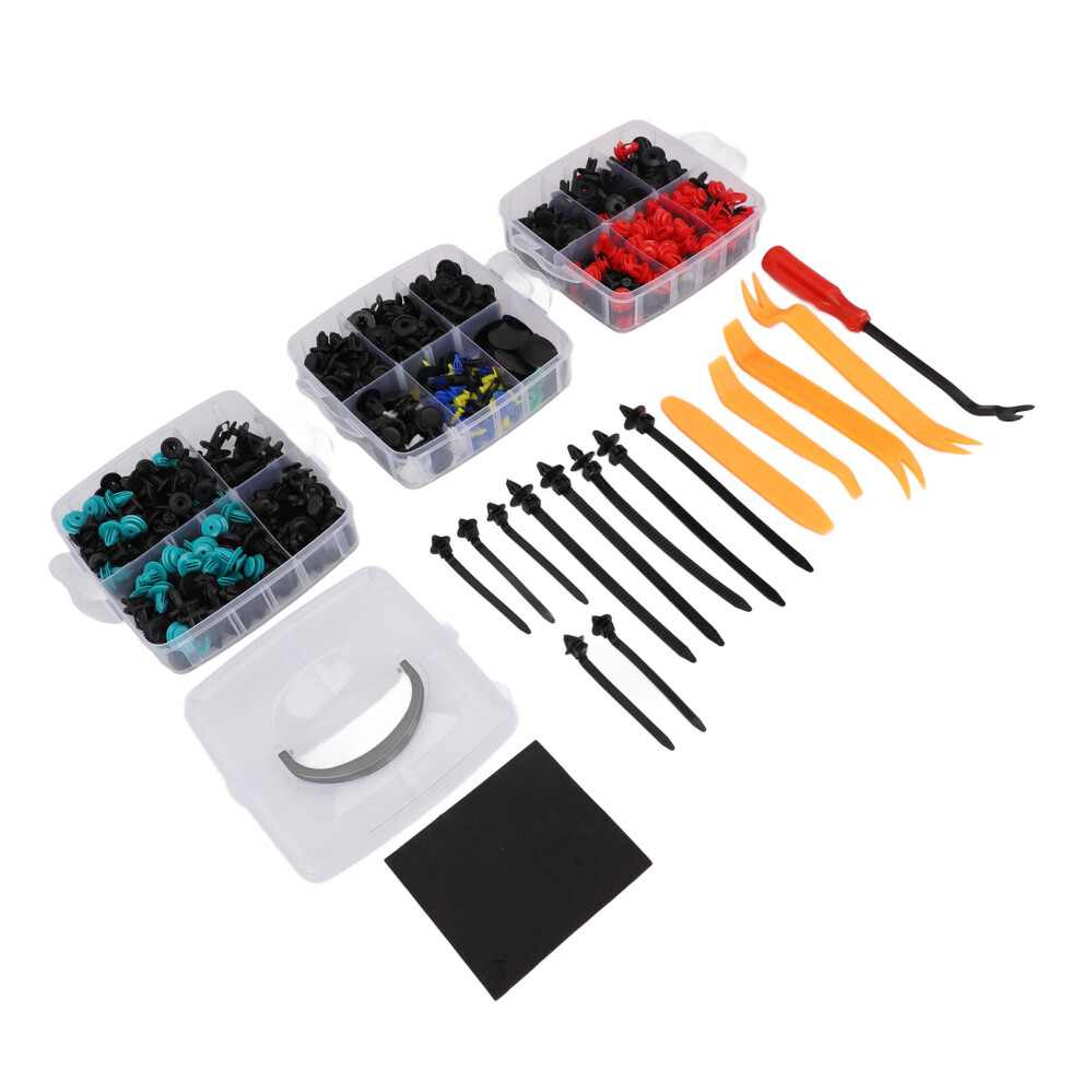 725Pcs Car Retainer Clips Set Durable Universal Push Pin Rivets 6931368918277