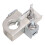 Negative Battery Terminal Clamp Easy To Install Direct Replacement For Edge MKX Multiple Terminals Bolt On Solution  Brass Durable Corrosion 7