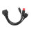 Καλώδιο διαγνωστικού καλωδίου OBD2Adapter για μοτοσικλέτες Euro5, προσαρμογέας βύσματος 2