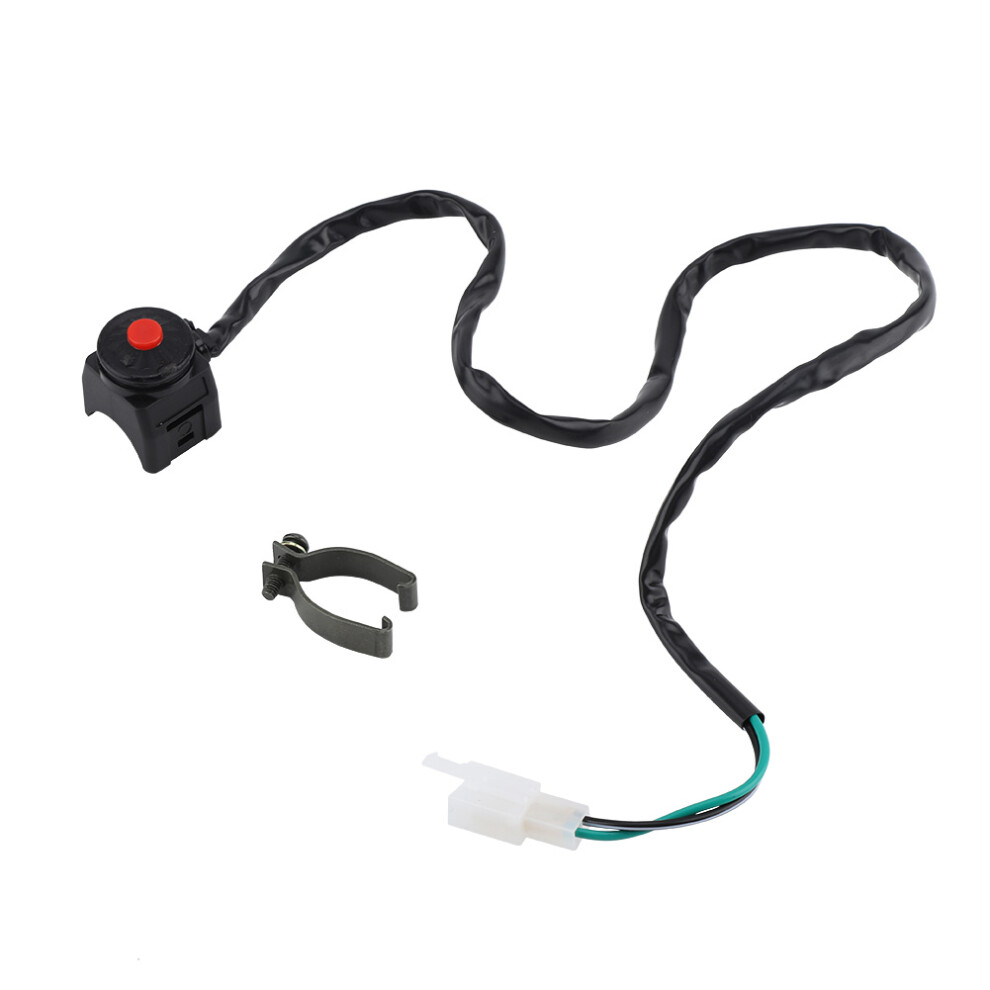 Motorcycle Parts Engine Kill Switch, Convenient Handlebar Mounted Control For 7/8" Bars, High Quality Plastic For Durability, Strong Hold 9190834460437