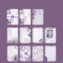 Flower Island Scrapbooking Kit – 10Piece Set for Collage, Diary, Planner, Adult Junk Journaling, and Decorative Supplies