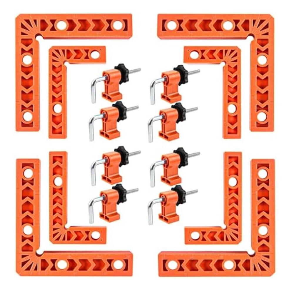 Right Angle Clamp Set, 90 Degree Positioning Squares For Woodworking, Corner Clamp For Picture Frames, Precise Alignment 9365049744577