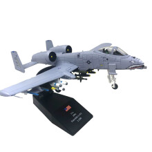 1/100 A10 Thunderbolt II Warthog Attack Aircraft Metal Fighter Model DieCast Plane Model for Collection Festival Gift Ornament