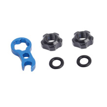 Tire Valve Caps Dead Fly Tube Lightweight Valve Nut Mountain Bike Wrench Compatible