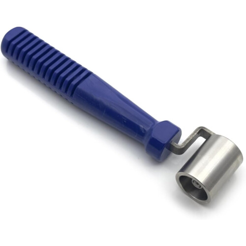 Stainless steel wallpaper seam roller, edge seam roller, flat press roller, smoothing tool, construction tool, durable 2