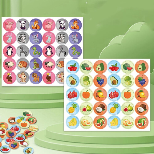 Matching Playing Cards for Children with A, Bell 2
