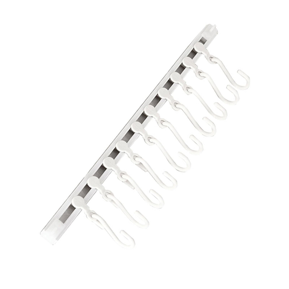 Kitchen Rail And Removable Hook, Selfadhesive Plastic Kitchen Hanger For Office And Bathroom 9412369944757