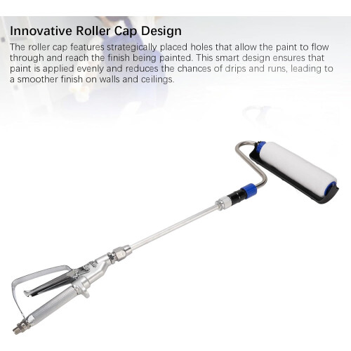 Airless Paint Spray Roller,  Efficiency SelfPriming Airless Sprayer Roller Attachment 1