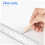 Essential Triangle Ruler Protractor Set 6Piece Ruler Set for Students Geometric Triangle Ruler Plastic Angle Measurer 5