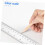 Stable triangle ruler protractor set made of plastic, 6piece math geometry set for classroom and home use. 5