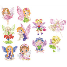 Diamond Painting Fairies Sticker Kit for Children Age 5