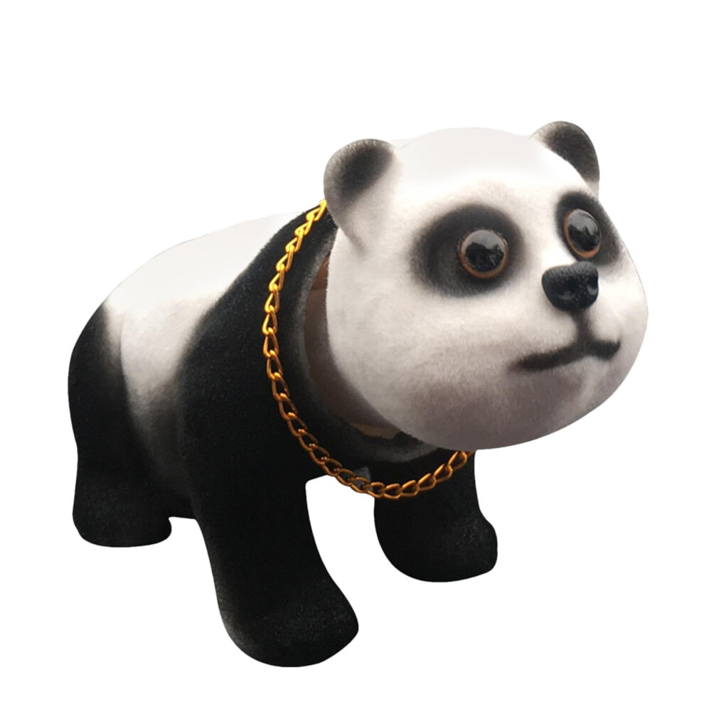 Panda Dashboard Bobble Head With Shaking Head Car Decor, Vehicle Decoration 9412369956262