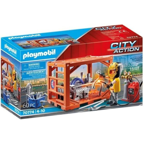 PLAYMOBIL Playmobil Multicolour Container Manufacturer Playset