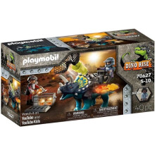 Playmobil Dino Rise Triceratops: Strijd om de Legendarische Stenen