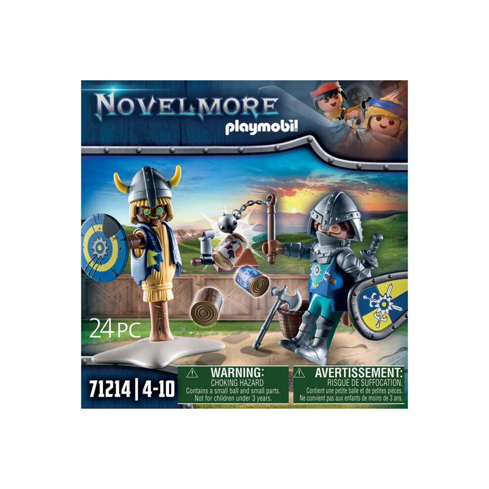 Playmobil 71214 Novelmore Knights - Battle Training, Medieval Castle And Knights Toy, Fun Imaginative Role Play, Playset Suitable For Children Ages 4+