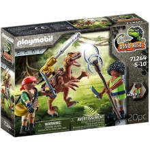 71264 Dino Rise Deinonychus, Dinosaur with detachable and swivelling cannon, jurrasic World, Fun Imaginative Role-Play, PlaySets Suitable for Ages 5+