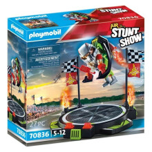 Air Stunt Show 70836 Stuntman with Jet Pack, Includes Launch Platform, Plane Toy for 5+ Year Olds