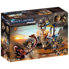 Novelmore 71024 Sal'ahari Sands – Secret Scorpion Base, With Foam Projectiles, Knights Toy for Children Ages 5+