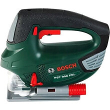 Theo Klein 8379 Bosch Jigsaw I Battery-Powered with up-and-Down Jigsaw Motion, Light and Sound Effects I Dimensions: 14.5 cm x 17 cm x 5 cm I Toy for