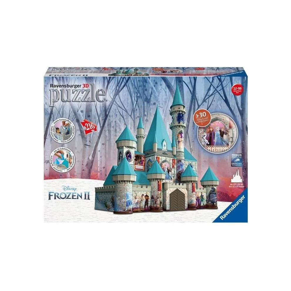 Ravensburger Frozen 2 Disney Castle 216Pc 3D Jigsaw Puzzle