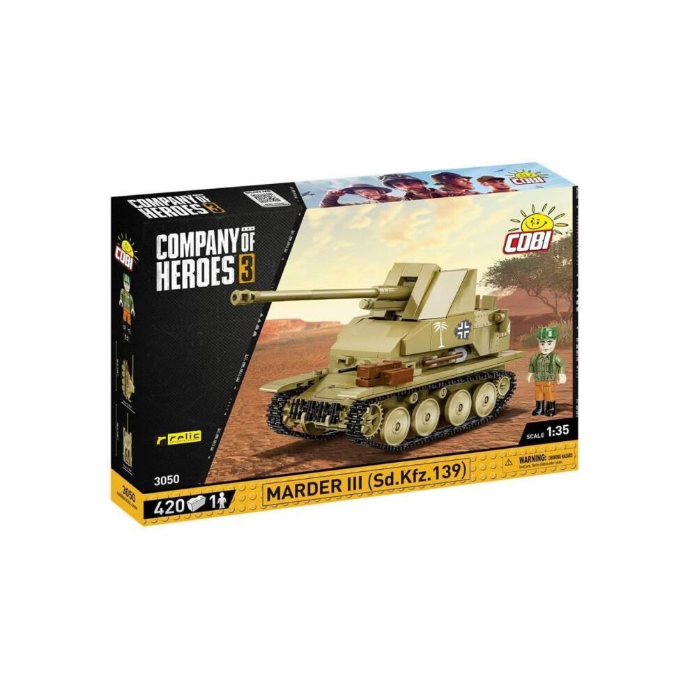 Cobi Company Of Heroes 3 Marder Iii Sd.kfz. 139 (Set 3050)