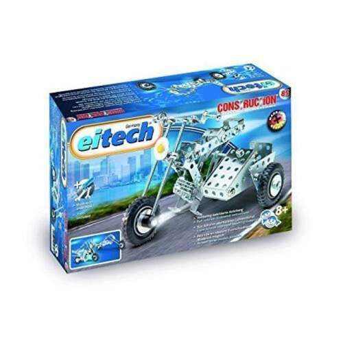 Motorcycle Construction Set - Eitech - Basic Series - Black - For Children - Instructions Included