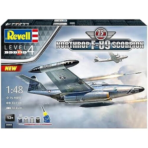 Revell US Northrop F-89 Scorpion 50th Gift Set (1:48 Scale) 1