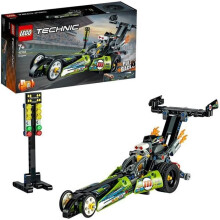 Lego Technic 42103 Dragster Drag Racing Car & Hot Rod 2 in 1 Set