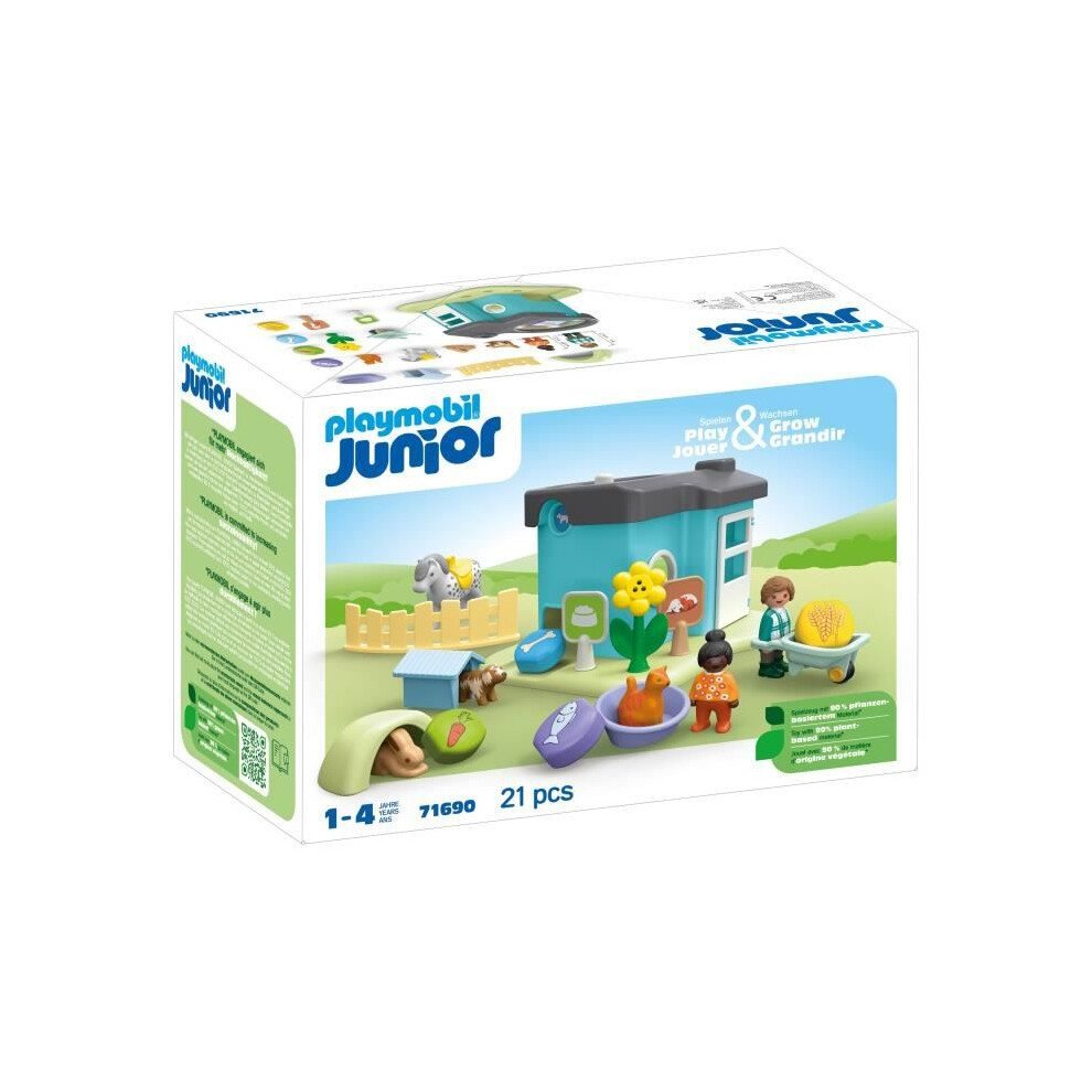 Playmobil Junior 71690 Animal House