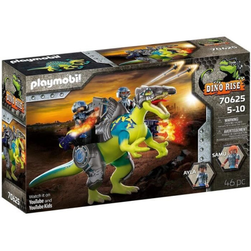 PLAYMOBIL Playmobil Dino Rise Spinosaurus: Poder Doble de Defensa