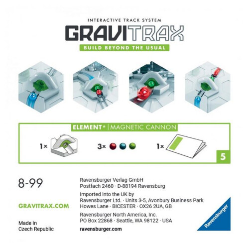 Ravensburger Gravitrax - Magnetisk kanon-udvidelsespakke 1