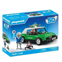 PLAYMOBIL 71591 Collector's Police Car, Special Anniversary Edition Playmobil, Classic cars, Adult, Collector's car