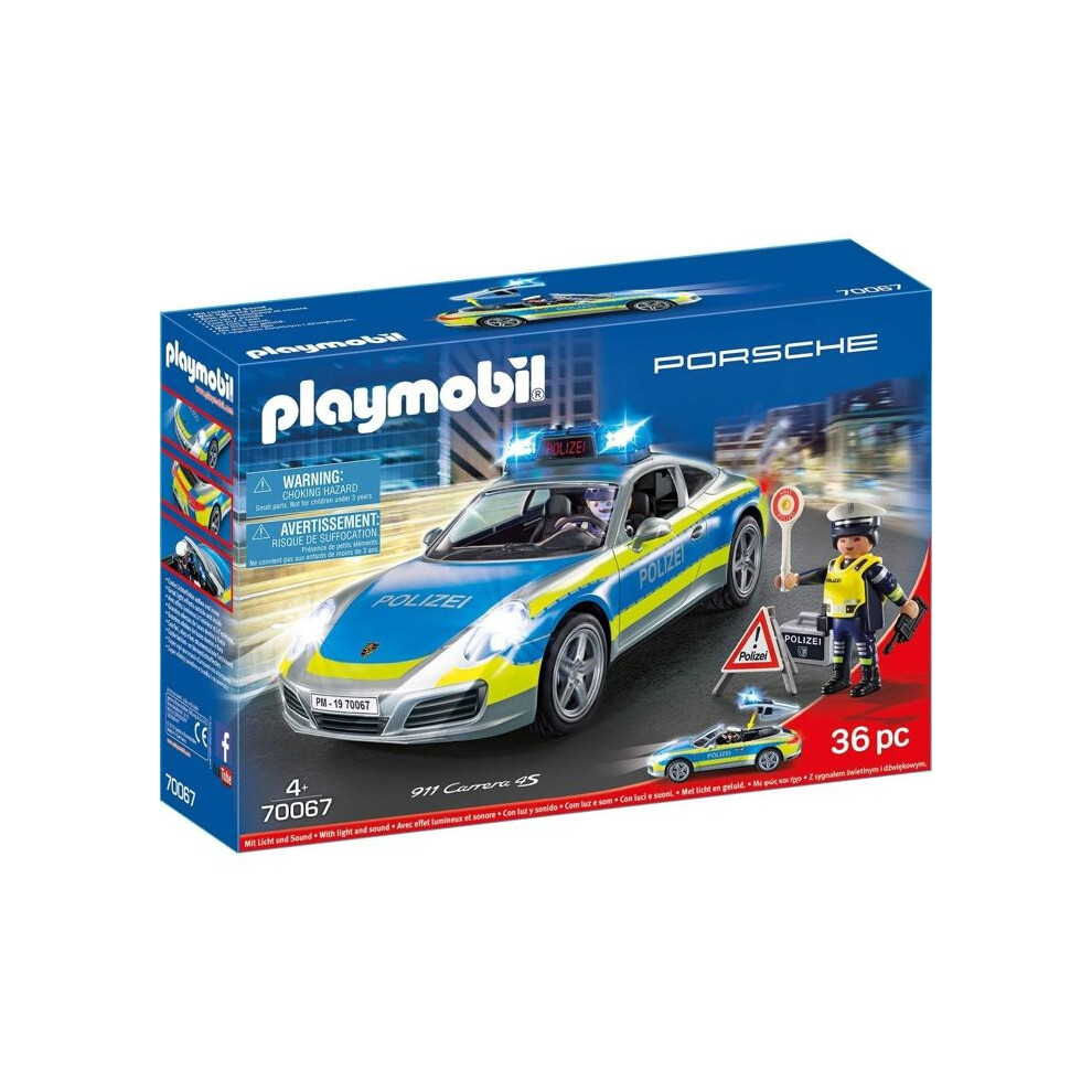 Playmobil City Action - Porsche 911 Carrera 4S Police